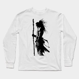 B/W Warrior Long Sleeve T-Shirt